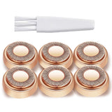 Facial Hair Remover Replacement Heads For Flawless Gen1, Pack of 6