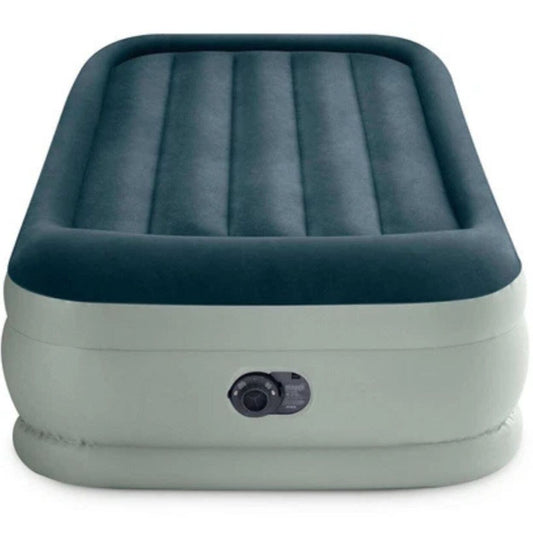 Air Mattress Inflatable Twin Mid-Rise Airbed W/Internal Pump