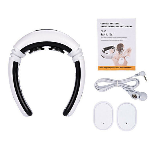 Electric Cervical Pulse Neck Massager Muscle Relax Magnetic Therapy