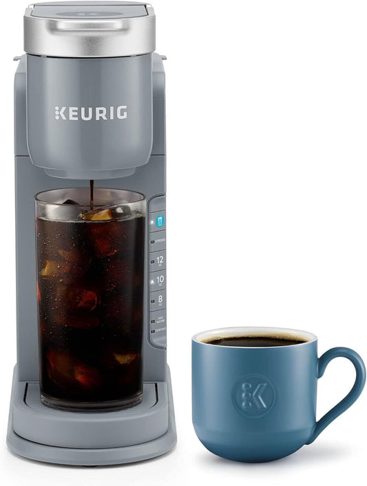 Coffee Maker Single Serve K-Cup Pod Hot Cold Coffee Maker, Gray