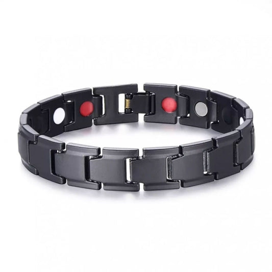 Bracelet Therapeutic Energy Healing Magnetic Bracelet, Black