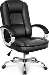 Office Chair Ergonomic High Back Cushion Lumbar Support Chair-BLK