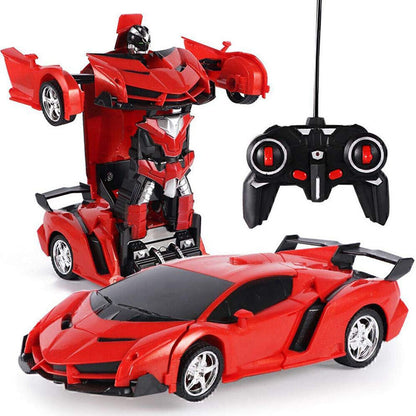 RC Car Sport Transformer RC Robot Controller 2 IN 1 Kids Toy Car