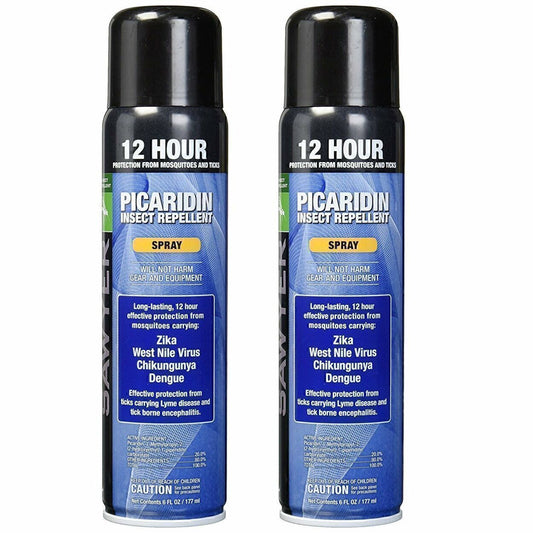 Sawyer Premium Insect Repellent W/ 20% Picaridin - Spray, 6-Oz, 2 Pack