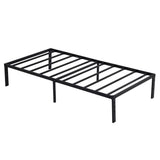 Metal Bed Frame Sturdy Steel Twin XL Size Platform 14"H Frame