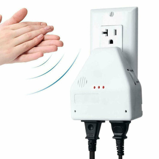 Clapper On/Off Switch Sound Activated Wall Socket Outlet Adapter