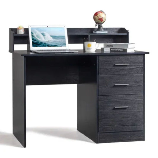 Computer Desk with 3 Drawers Office Laptop Table Workstation