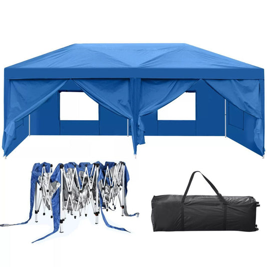 Pop Up Canopy Tent 6 Side Walls Instant Shade Tent, 10x20ft