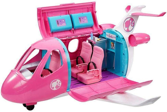 Barbie Dreamplane Transforming Playset W/Over 15 Pieces, Age 3+