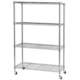 Wire Shelving Storage Unit 4-Tier Steel Shelves Organizer Rack