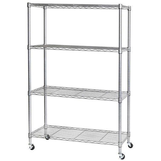 Wire Shelving Storage Unit 4-Tier Steel Shelves Organizer Rack