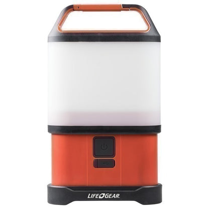 Life Gear Stormproof 500 Lumen Collapsible Lantern Red/Black USB