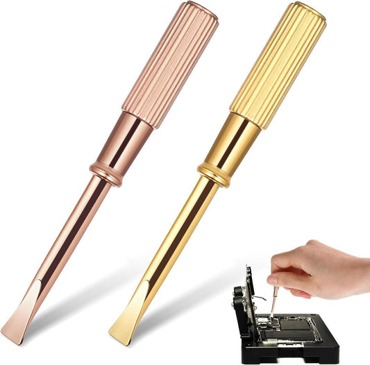 Mini Screwdriver Titanium Bracelet Slotted Screwdriver, 2pcs