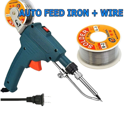 Electric Auto Soldering Gun Kit Hand-Held Tweezers Wire Welding Tool
