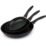 Everyday Use Aluminum Nonstick Coating Skillet 3 Pack, 7", 9" & 11"