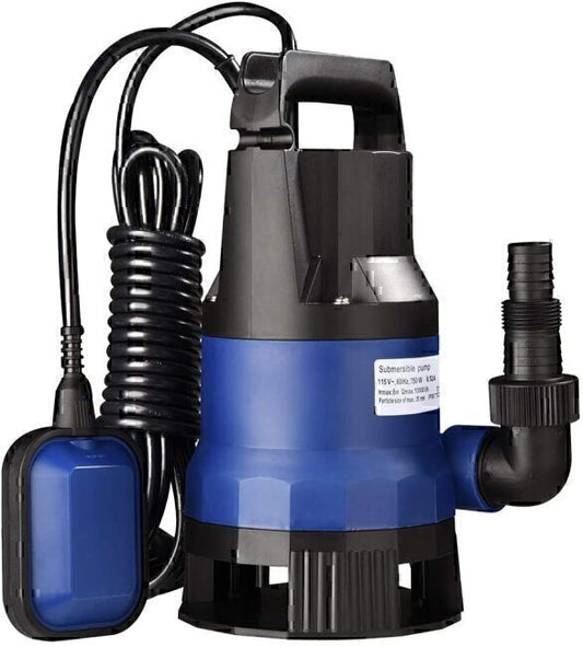 Submersible Dirty Water Pump Flooding Pool Draining Tool 1HP, 3400GPH