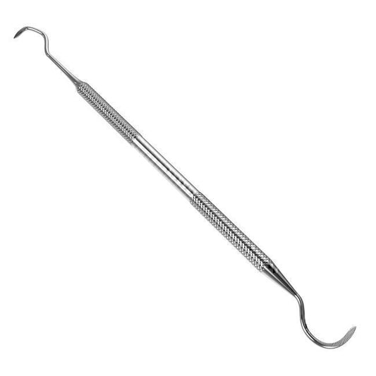 Double-Ended Hook Scraper Plaque Tartar Remover Tooth Cleaning Tool