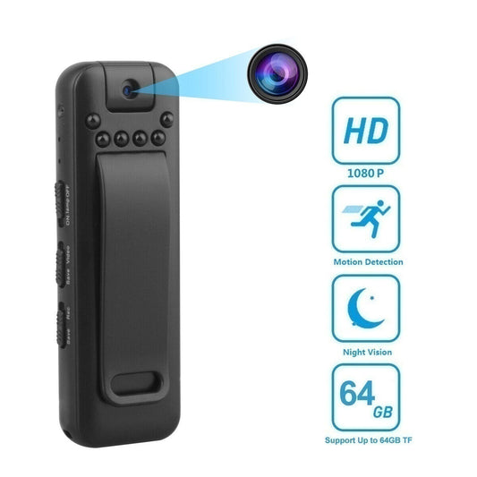 Camera 1080P HD Video DVR IR Night 8-hour Camcorder Spy Mini Cam