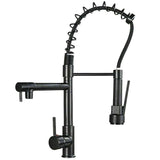 Kitchen Faucet Deck Mounted Single Handle Pull Down Sprayer