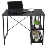 Computer Laptop Desk Workstation Study 2 Tier Shelves Home Office Desk