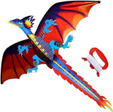 Classical Dragon Kite Single Line Kids Adults Easy to Fly Dragon Kite