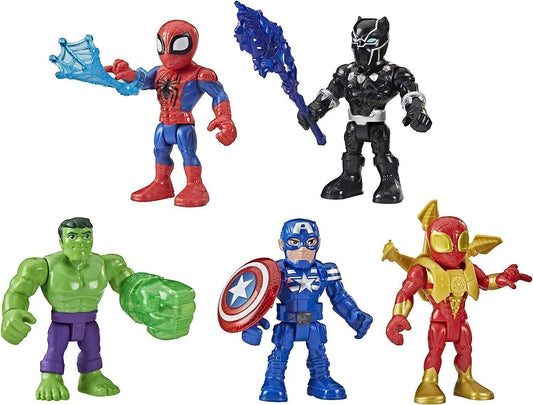 Marvel Super Hero Adventures 5" Action Figure Kids Age 3+, 5 Pack