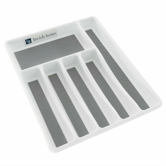 Silverware Drawer Organizer Tray Flatware Utensil Knife Dividers