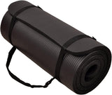 Exercise Yoga Mat 71"x 24" Home Workout 1” Thick Non-Slip Mat