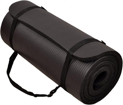 Exercise Yoga Mat 71"x 24" Home Workout 1” Thick Non-Slip Mat