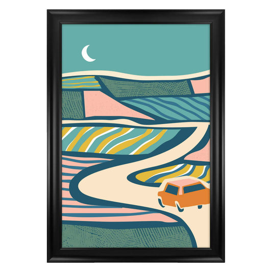 Sturdy Frame Plastic Beveled Wide Black Poster & Wall Frame (24"x36")