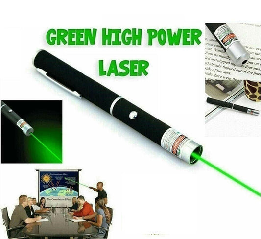 Visible Green Laser Beam Pointer Strong 5 mW 532nm Laser Pen Light