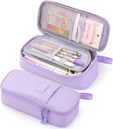 Pen Case Pencil Pouch Bag School Supplies Pencil Bag, Purple