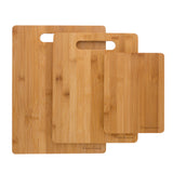 Classic Cuisine 3 Bamboo Cutting Antibacterial Chopping Board Set