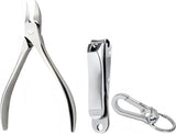 Large Clippers Cuticle Nippers Fingernail Toenail Trimmer Set