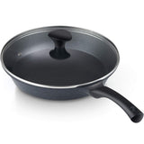 Cook N Home Fry Pan Marble Nonstick Cookware Sauté W/Lid, 10.5"