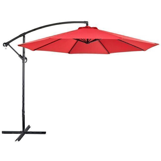 Offset Cantilever Patio Hanging Umbrella Outdoor Market 10ft Umbrella