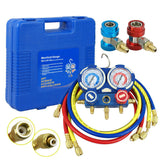 HVAC A/C Air Refrigeration Kit AC Manifold Gauge Set R134A R410A R22