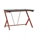 SD Gaming Quest PC Gamer Computer Desk with Charging Station