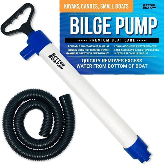Better Boat Hand Bilge Pump Kayak Hand Water 25Gl/Min Siphon Pump