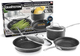 Nonstick Cookware Set Scratch-Resistant Pots and Pans 5-Piece Set