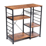 Kitchen 3-Tier Rack Cart Microwave Oven Shelf Stand Storage Cabinet