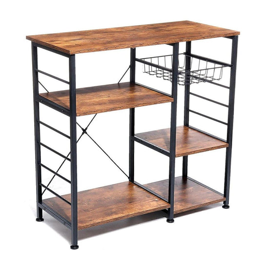 Kitchen 3-Tier Rack Cart Microwave Oven Shelf Stand Storage Cabinet