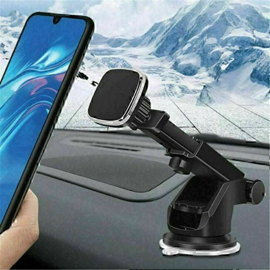 Dashboard Windshield Suction Magnetic Adjustable Mount Phone Holder