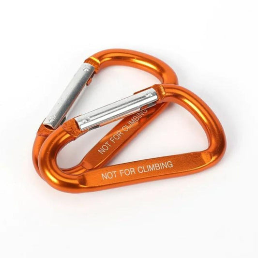 Spring-Loaded D-shaped Carabiners belt loops Carabiners, 2PK