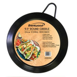 Brentwood Appliances Carbon Steel Non-stick Comal Griddle (9.5-inch)