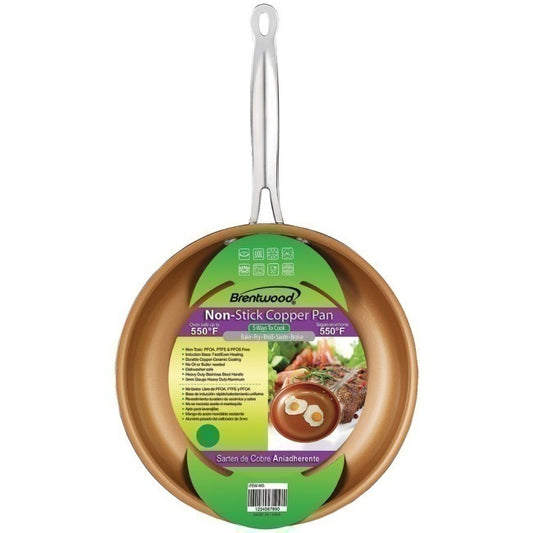 Brentwood Appliances 8 Inch Non Stick Induction Copper Frying Pan