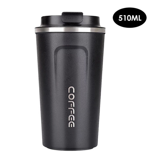 Coffee Mug 17oz Stainless Steel Insulated Thermal Coffee Mug, Black