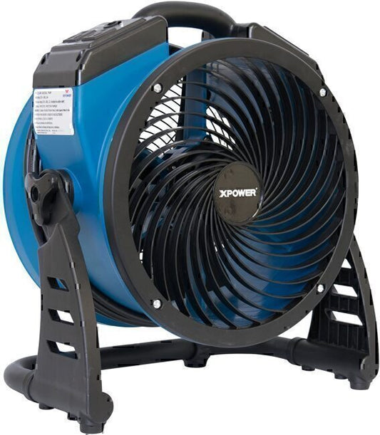 XPOWER 4 Speed Industrial High Velocity Axial Air Mover Utility Blower
