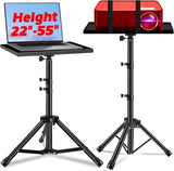 Tripod Stand Projector Laptop 22"-55" Height W/Rotating Tray