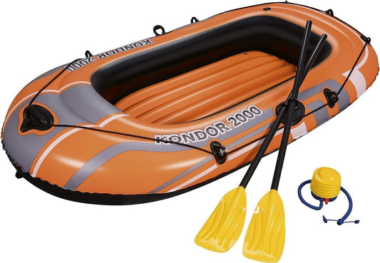 Bestway Inflatable Raft Set Hydro-Force Raft W/Two 49" Oars